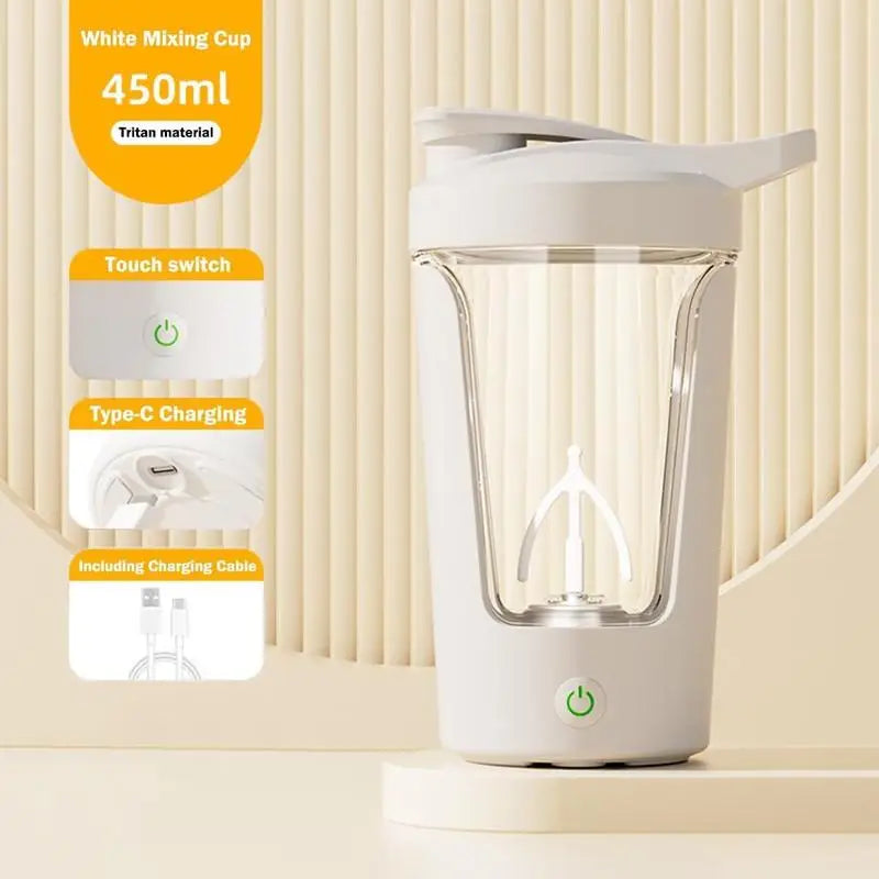 Electric Protein Shaker Bottle, Smoothies & Pre Workout, Tritan-Safe, BPA-Free, Gym Accessories, leak proof