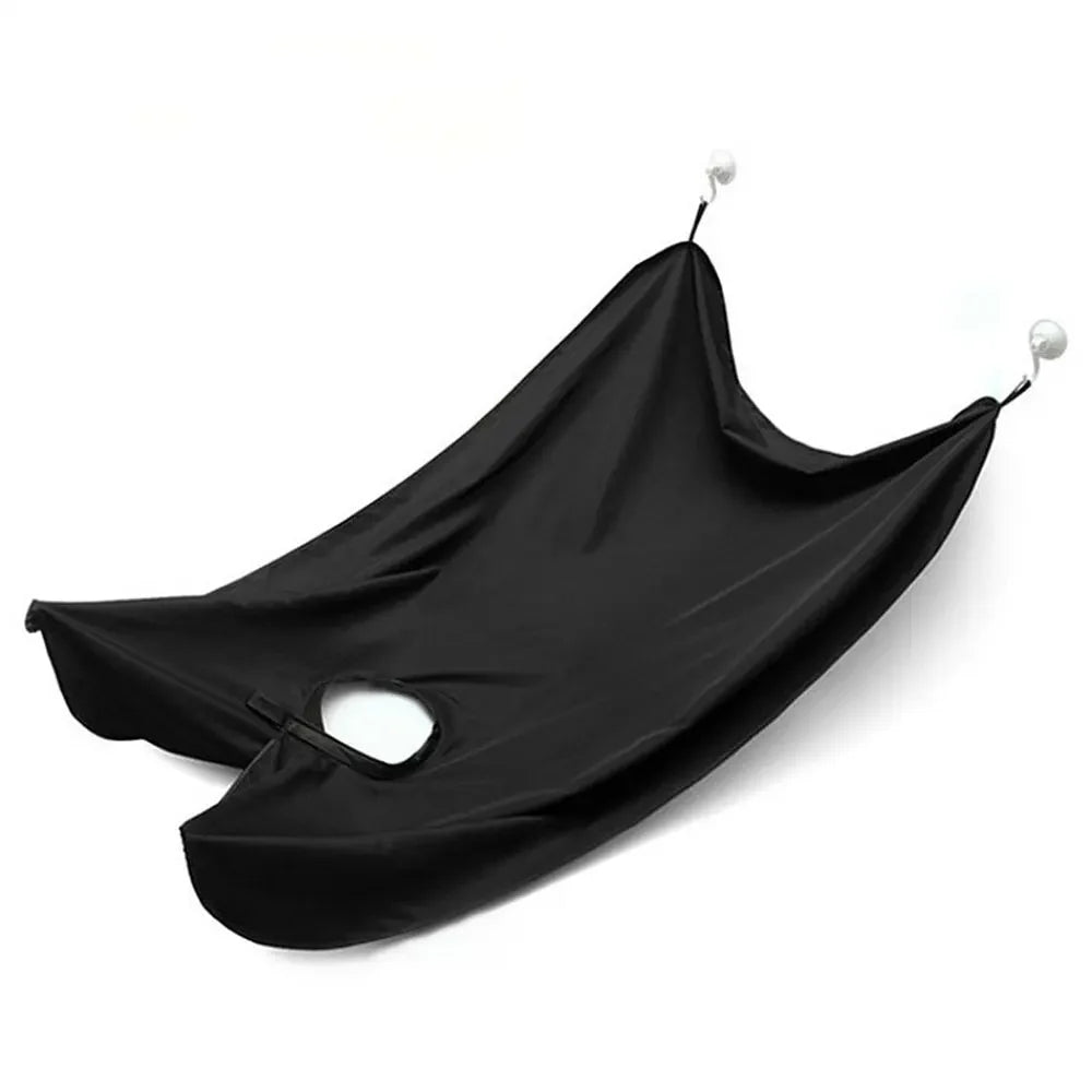 Shaving Hair Catcher Beard Bib for Men, Grooming Apron with Mirror Cover, Practical Tool for Mess-Free Clean Up