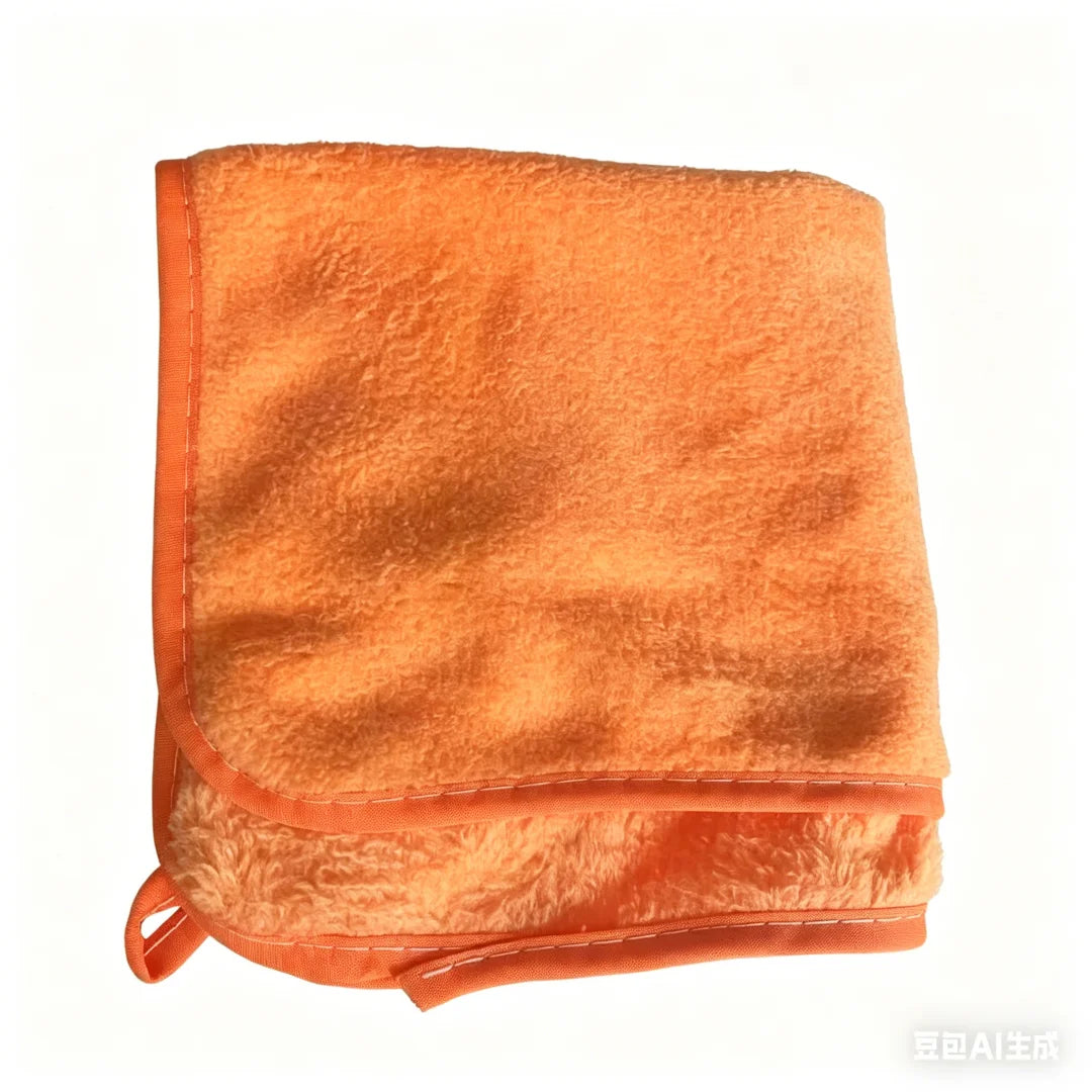 1/2/6pcs Microfiber Cleaning Towel Thicken Soft Drying Cloth Car Body Washing Towels Double Layer Clean Rags Car Accessories