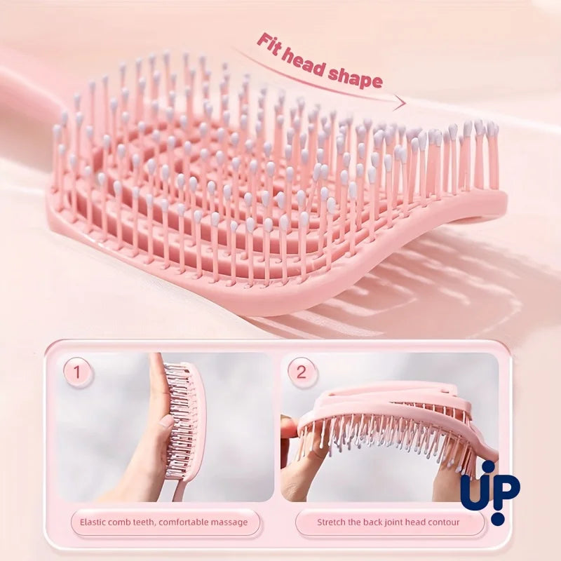 Volumizing Detangling Hair Massage comb Hair Massage Comb with Hollowed-Out Design hair styling tools for real hair wigs