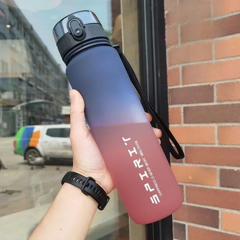 Gradient Water Bottle - 1000ml/600ml/750ml Capacity Outdoor Camping Gym Suitable Holiday Gift Birthday