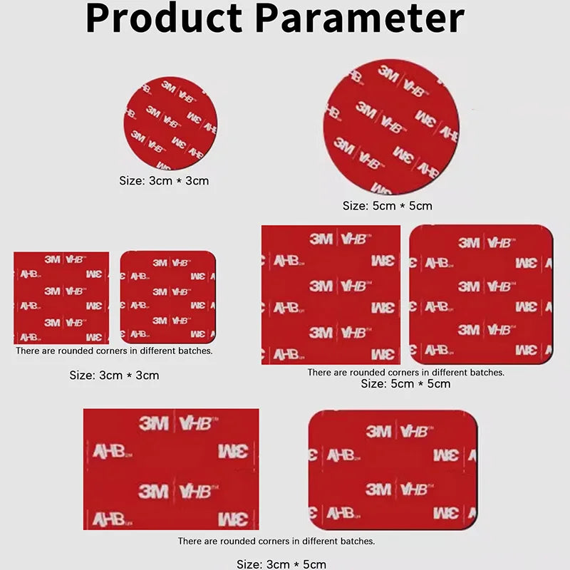 3M Double-sided Adhesive Tape - For Household Use and Vehicle Applications - High Strength and Strong Adhesion