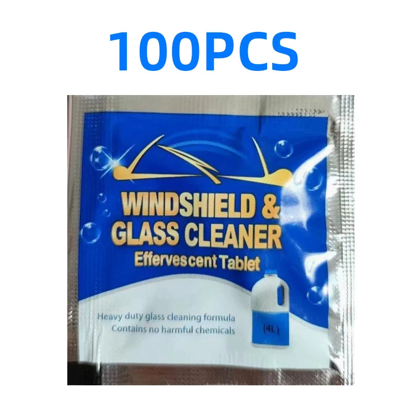 Car Windshield Cleaner Car Effervescent Tablet Glass Water Solid Cleaner Universal Automobile Accessories Spray Cleaner