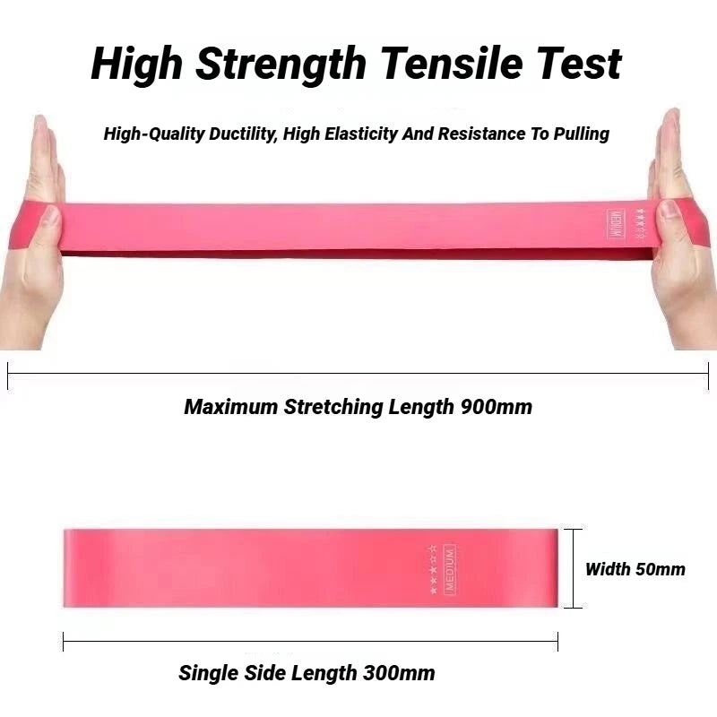 Exercise Resistance Bands, Latex Loop Set. For Strength Training, Home & Travel Different Bands Yoga Band Fitness Training