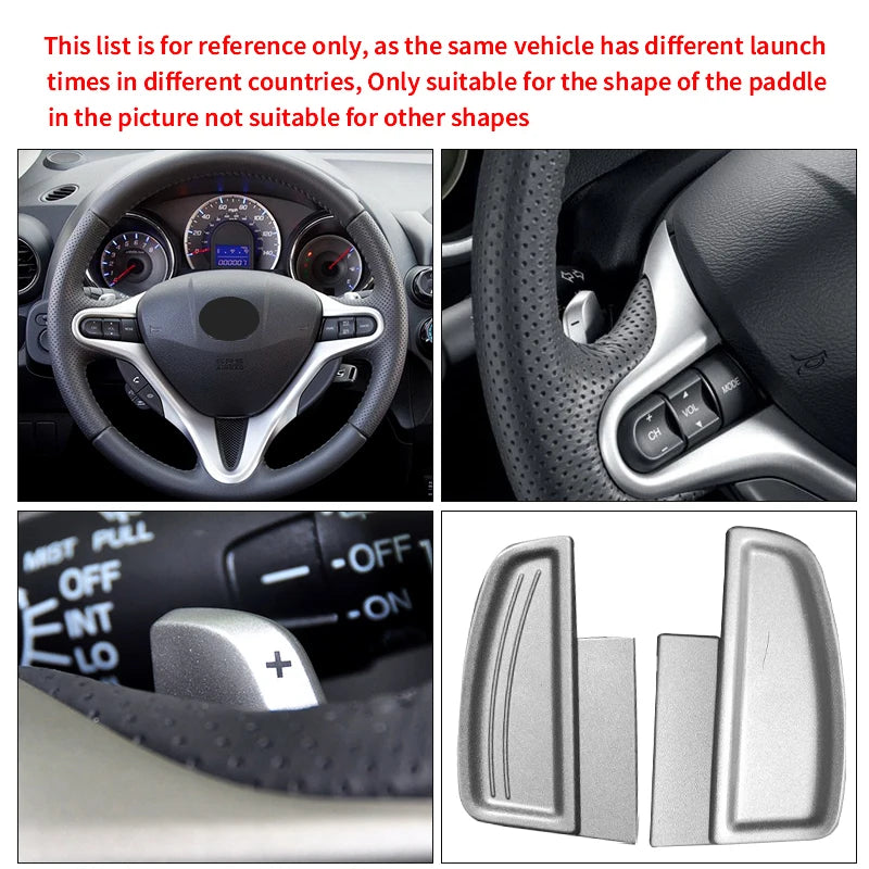 Alloy Shifter Paddle For Civic FD6 2009-2011 CR-V 2009-2013 City 2008 Car Steering Wheel Paddle Shift Extension