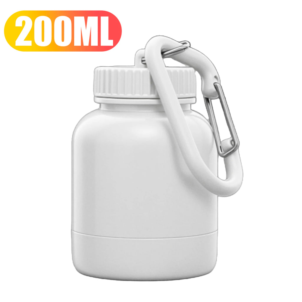 Outdoor Sports Mini Portable Container Dispenser Bottle Gym Fitness Travel Exercise Pre-Workout Shaker Backpack Hanger 1/2pcs
