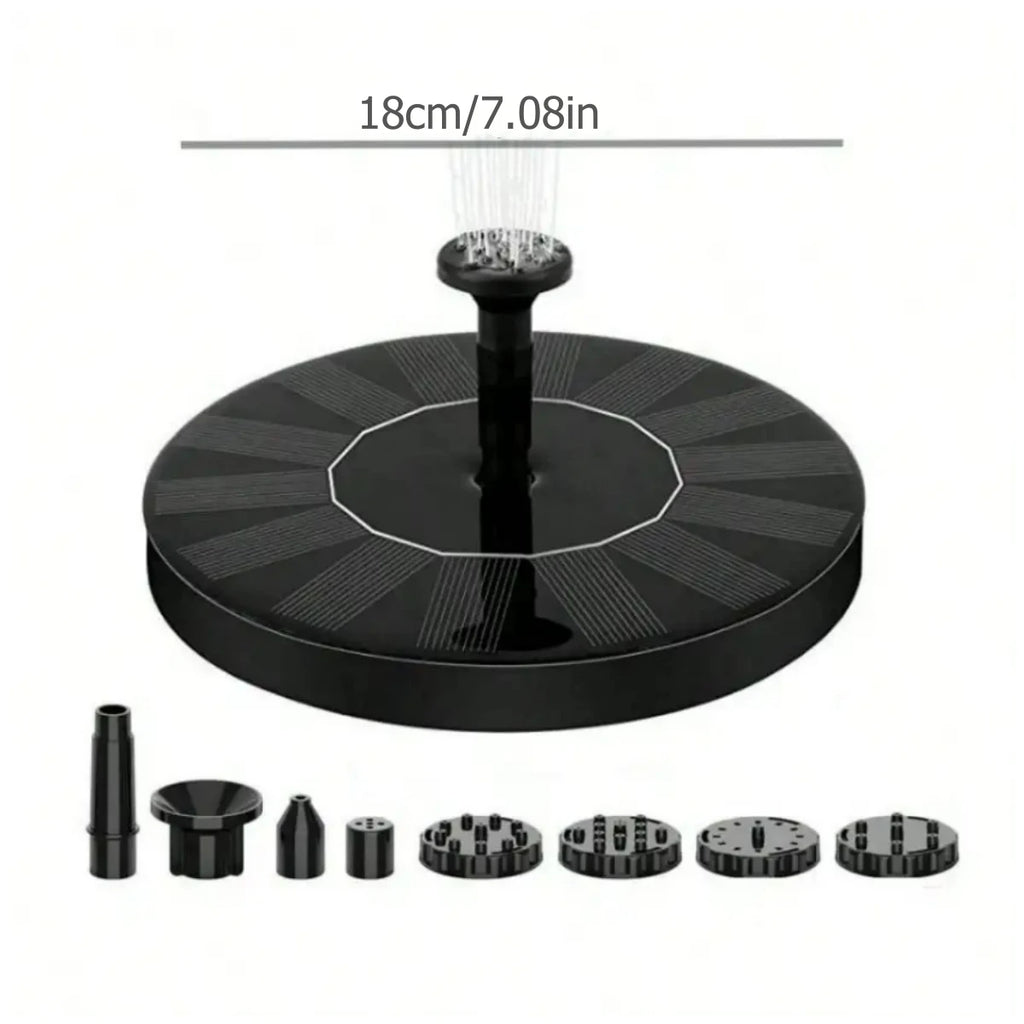 Waterfall Fountain Mini Solar Water Fountain Pool Pond Garden Decoration Outdoor Bird Bath Solar Powered Fountain Floating Water