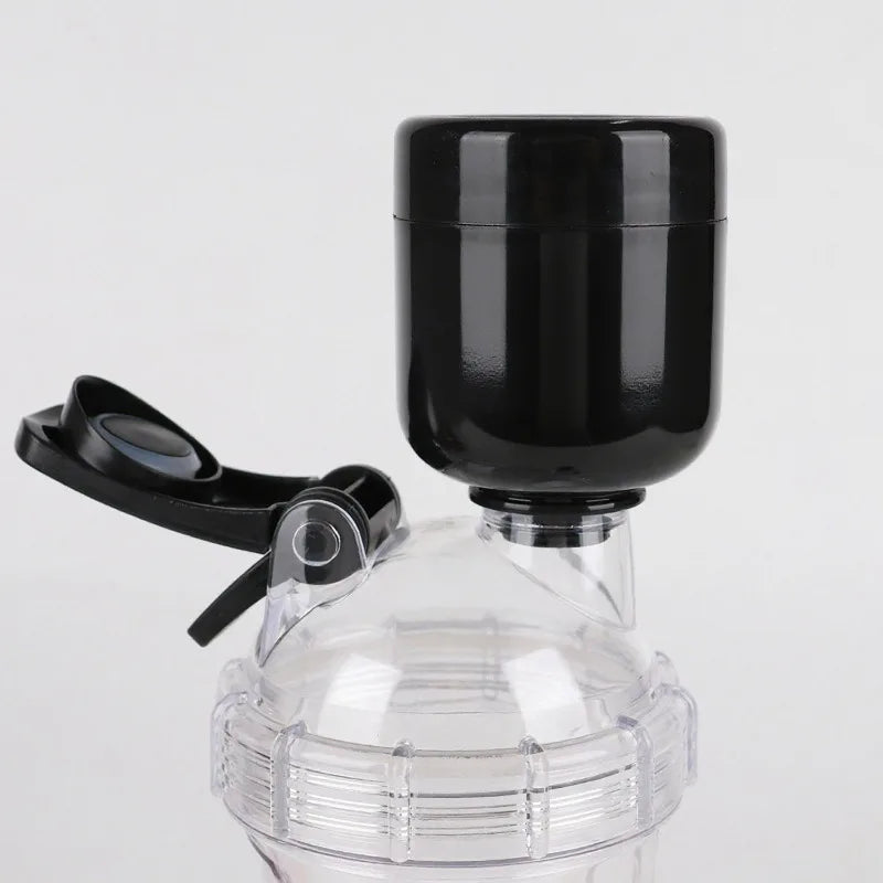 Outdoor Sports Mini Portable Container Dispenser Bottle Gym Fitness Travel Exercise Pre-Workout Shaker Backpack Hanger 1/2pcs