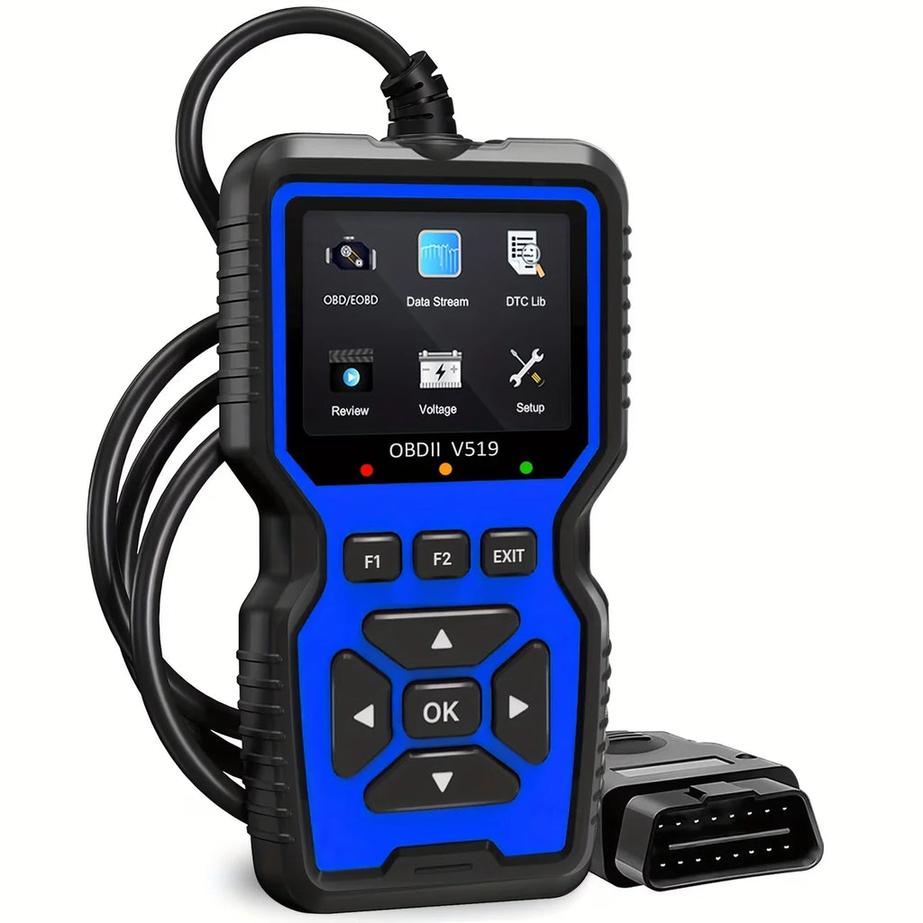 Car OBD2 Scanner Diagnostic Tool Code Reader, Car Voltage Tester Engine Fault Code Scanner, Charging Tester Diagnostic Tool V519